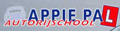 Logo Autorijschool Appie Pal, Luxwoude