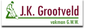 Logo JK Grootveld Vakman G.W.W, Den Helder