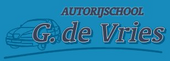 Logo Autorijschool G. de Vries, Leek